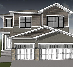 Devine Custom Homes - Waterford Showhome Rendering